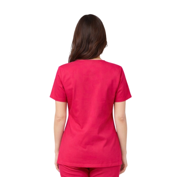Bluza chirurgiczna stretch amarant roz. S